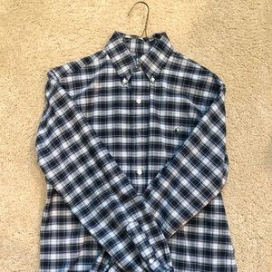 Polo Blue Plaid Button Down